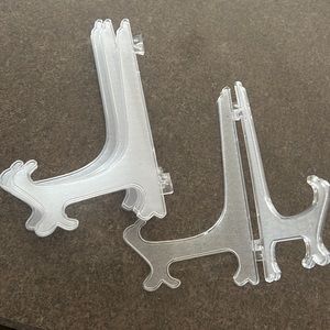 Plastic display stands